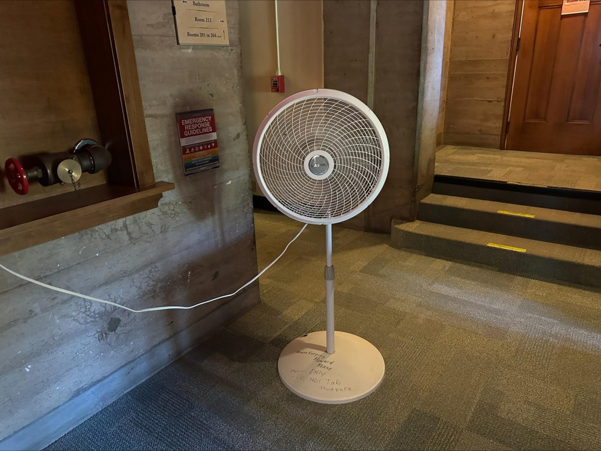 Staff brought in fans to Howard House in an effort to help keep students cool at the beginning of the school year, amid record temps. 